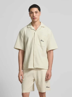 Koszula casualowa w kroju regular fit z przeszyciem z logo REVIEW