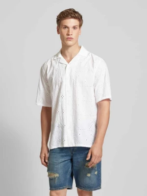 Koszula casualowa z ażurowym wzorem model ‘ARON’ Only & Sons