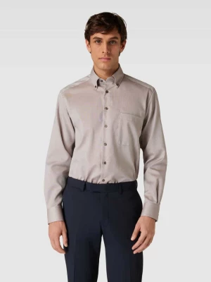 Koszula biznesowa o kroju comfort fit z kołnierzykiem typu button down Eterna