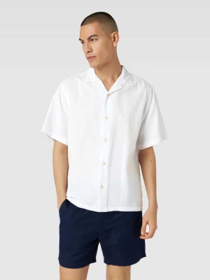 Koszula casualowa z dodatkiem lnu i wzorem w paski model ‘SUMMER’ Jack & Jones Premium