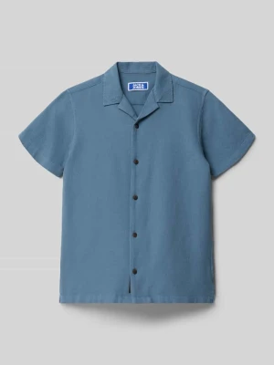 Koszula casualowa z fakturowanym wzorem model 'GLOBAL' jack & jones