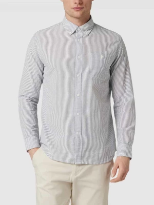 Koszula casualowa z fakturowanym wzorem model ‘REGREIL’ Selected Homme
