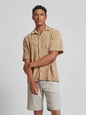 Koszula casualowa z kołnierzem z połami model ‘TERRY’ Jack & Jones Premium