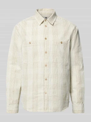 Koszula casualowa z kołnierzykiem kent model 'Cooper' Wood Wood