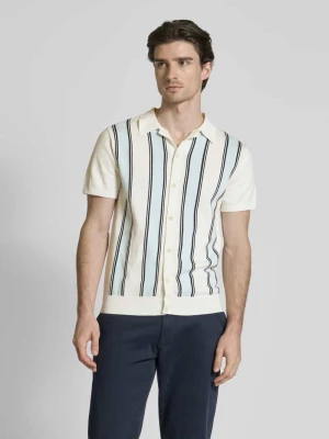 Koszula casualowa z kołnierzykiem polo lindbergh