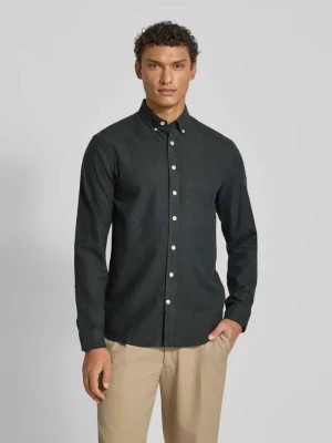 Koszula casualowa z kołnierzykiem typu button down lindbergh