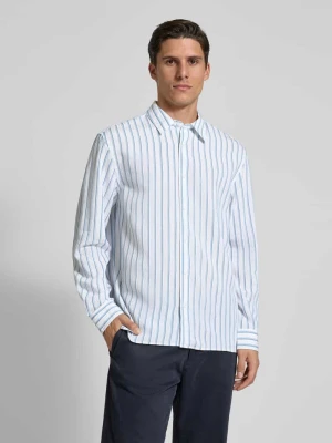 Koszula casualowa z kołnierzykiem typu kent Calvin Klein Błękitny