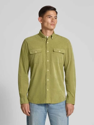 Koszula casualowa z listwą guzikową camel active