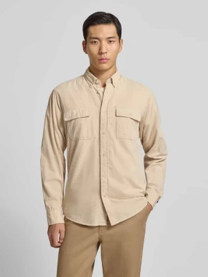 Koszula casualowa z listwą guzikową camel active