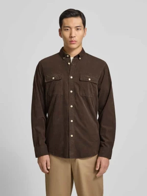 Koszula casualowa z listwą guzikową camel active