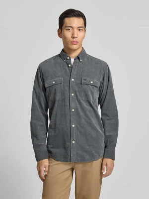 Koszula casualowa z listwą guzikową camel active