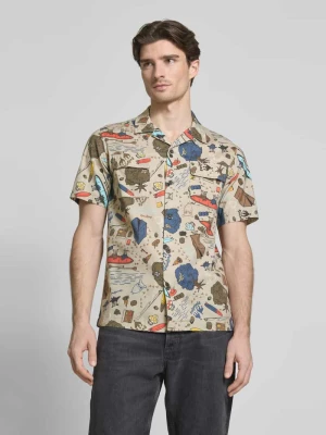 Koszula casualowa z listwą guzikową Knowledge Cotton Apparel
