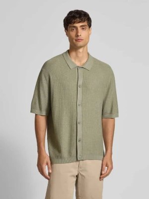 Koszula casualowa z listwą guzikową lindbergh