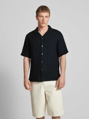 Koszula casualowa z listwą guzikową model ‘BRADDOCK’ Only & Sons