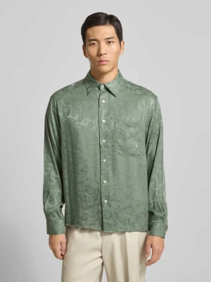 Koszula casualowa z listwą guzikową model ‘Buzo’ WOODBIRD