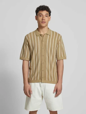 Koszula casualowa z listwą guzikową model ‘EMIL’ jack & jones