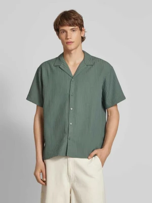 Koszula casualowa z listwą guzikową model ‘MASSIMO’ Jack&Jones Ciemnozielony
