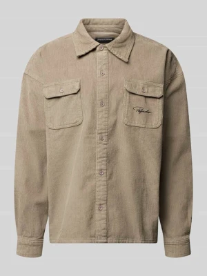 Koszula casualowa z listwą guzikową Pegador