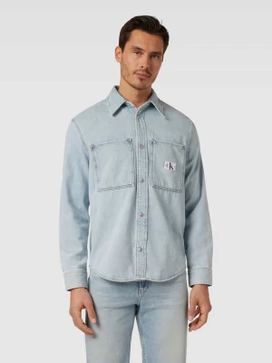 Koszula casualowa z listwą z zatrzaskami Calvin Klein Jeans
