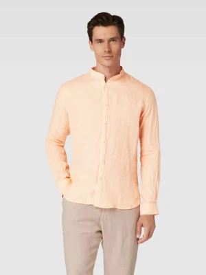 Koszula casualowa z lnu ze stójką Zeybra