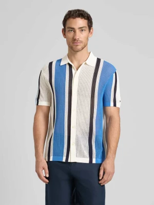 Koszula casualowa z mieszanki bawełny o kroju relaxed fit Tommy Hilfiger Złamany biały