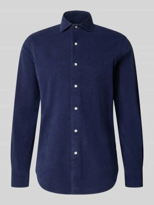 Koszula casualowa z mieszanki bawełny Polo Ralph Lauren Granatowy