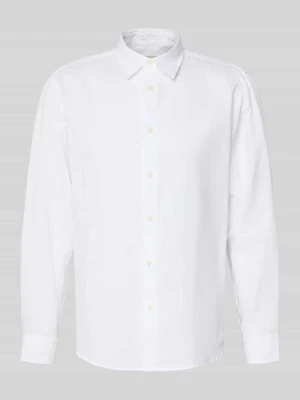 Koszula casualowa z mieszanki lnu i bawełny w kroju regular fit model 'CLAY LINENBLEND' Selected Homme