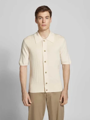 Koszula casualowa z mieszanki wełny z fakturowanym wzorem model ‘Araawen’ Tiger Of Sweden