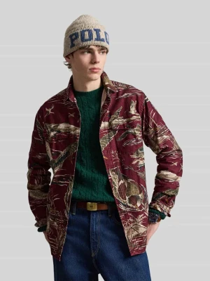 Koszula casualowa z satynowym wykończeniem Polo Ralph Lauren Bordowy