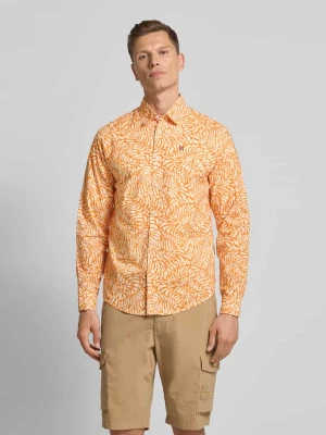 Koszula casualowa z wyhaftowanym logo model ‘RONGE’ Napapijri