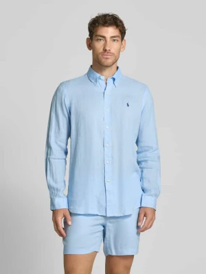 Koszula casualowa z wyhaftowanym logo Polo Ralph Lauren