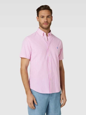 Koszula casualowa ze wzorem w paski i kołnierzykiem typu button down Polo Ralph Lauren