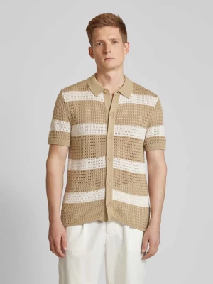 Koszula casualowa ze wzorem w paski model ‘Ander’ Strellson