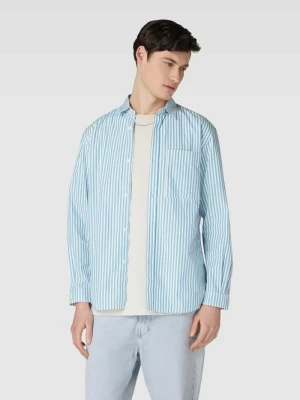 Koszula casualowa ze wzorem w paski model ‘relaxed stripe’ Tom Tailor Denim