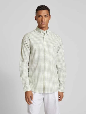 Koszula casulowa o kroju regular fit ze wzorem w kratkę vichy model ‘POPLIN’ Gant