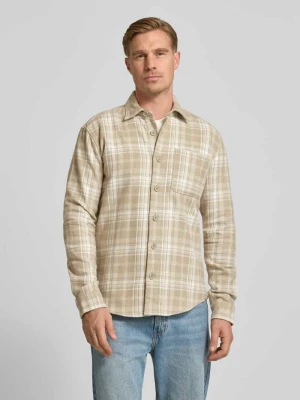 Koszula casulowa o kroju relaxed fit z flaneli z kołnierzykiem typu kent MCNEAL