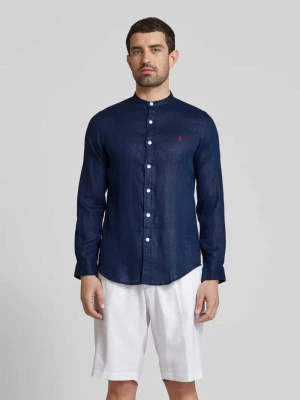 Koszula casulowa o kroju slim fit z lnu ze stójką Polo Ralph Lauren