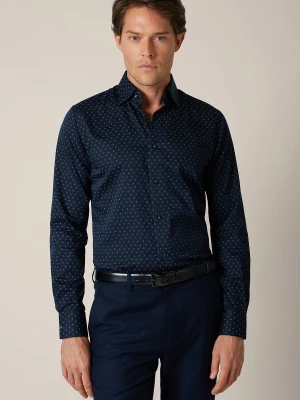 Koszula Ciemnogranatowa Bawełniana Michela Lancerto