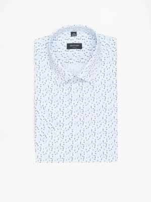 KOSZULA COLINE 3100T KRÓTKI RĘKAW SLIM FIT BIAŁY Recman