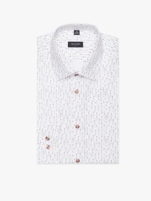 KOSZULA COLINE 3106T DŁUGI RĘKAW SLIM FIT BIAŁY Recman