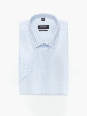 KOSZULA COLINE 3191T KRÓTKI RĘKAW CUSTOM FIT NIEBIESKI Recman