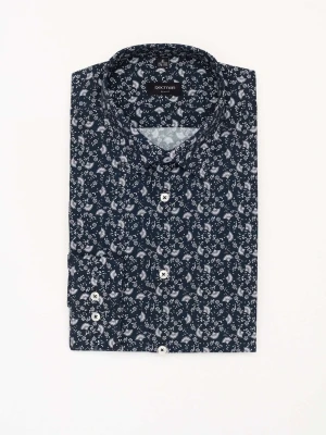 KOSZULA COLINE 3203T DŁUGI RĘKAW SLIM FIT GRANAT Recman