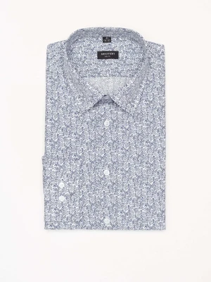 KOSZULA COLINE 3217D DŁUGI RĘKAW SLIM FIT GRANAT Recman