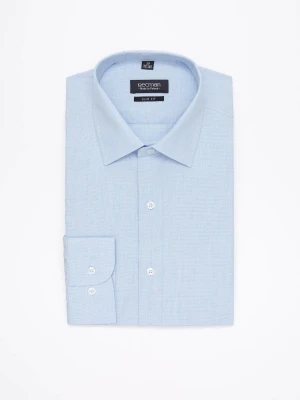 KOSZULA CORSINI 2995 DŁUGI RĘKAW SLIM FIT NIEBIESKI Recman
