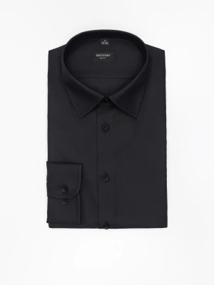 KOSZULA CORSINI 3280D DŁUGI RĘKAW SLIM FIT CZARNA Recman