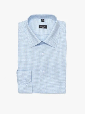 KOSZULA COVIVA 3121D DŁUGI RĘKAW SLIM FIT NIEBIESKI Recman