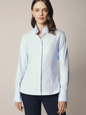 Koszula Damska Błękitna Bawełniana Idril Regular Lancerto
