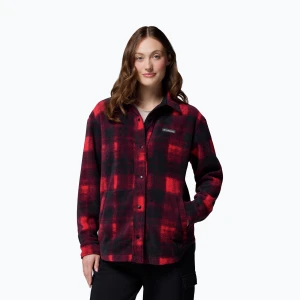 Koszula damska Columbia Benton Springs mountain red omblur tonal