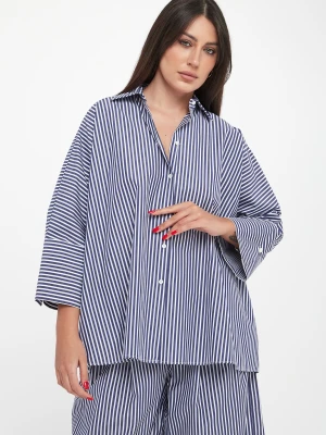 Koszula damska popelinowa w paski Hudson WEEKEND MAX MARA