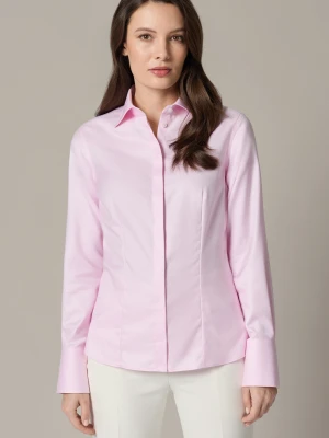 Koszula Damska Różowa Bawełniana Agnese Regular Lancerto